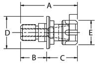 RSVP Tooling, Inc. - Specialty Tools - Accu-Screw - Holders & Receivers - For Davenports, Brown & Sharp or Swiss Style Machines Quik-Screw Drill Holder Eng View